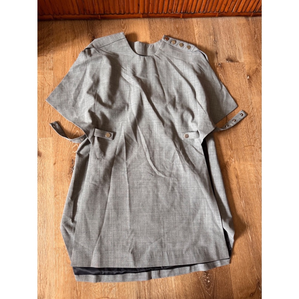 La Prairie Switzerland Grey Wool Blend Tunic and Cuffed‎ Pants Set Size 36/S